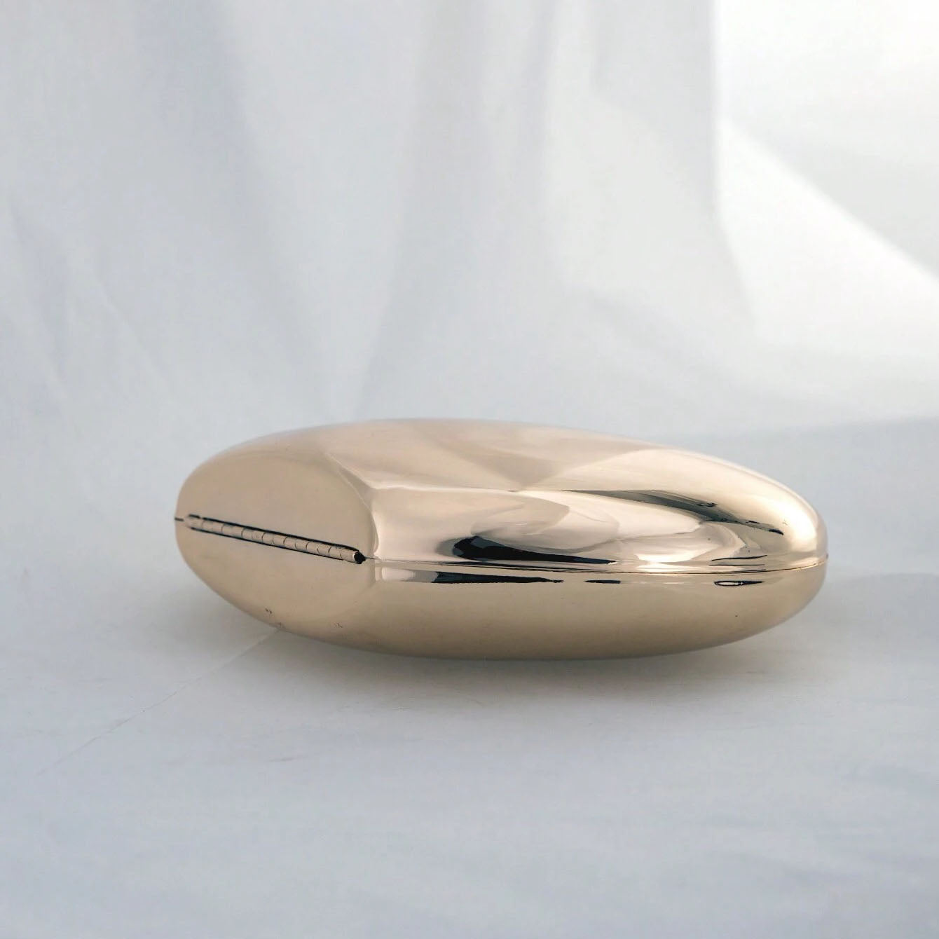 Shell Shape Mirrored Design Clutch Bag Gold Silver Women Evening Party Bag Cute Shiny Metal Shoulder Crossbody Bags Small Purse