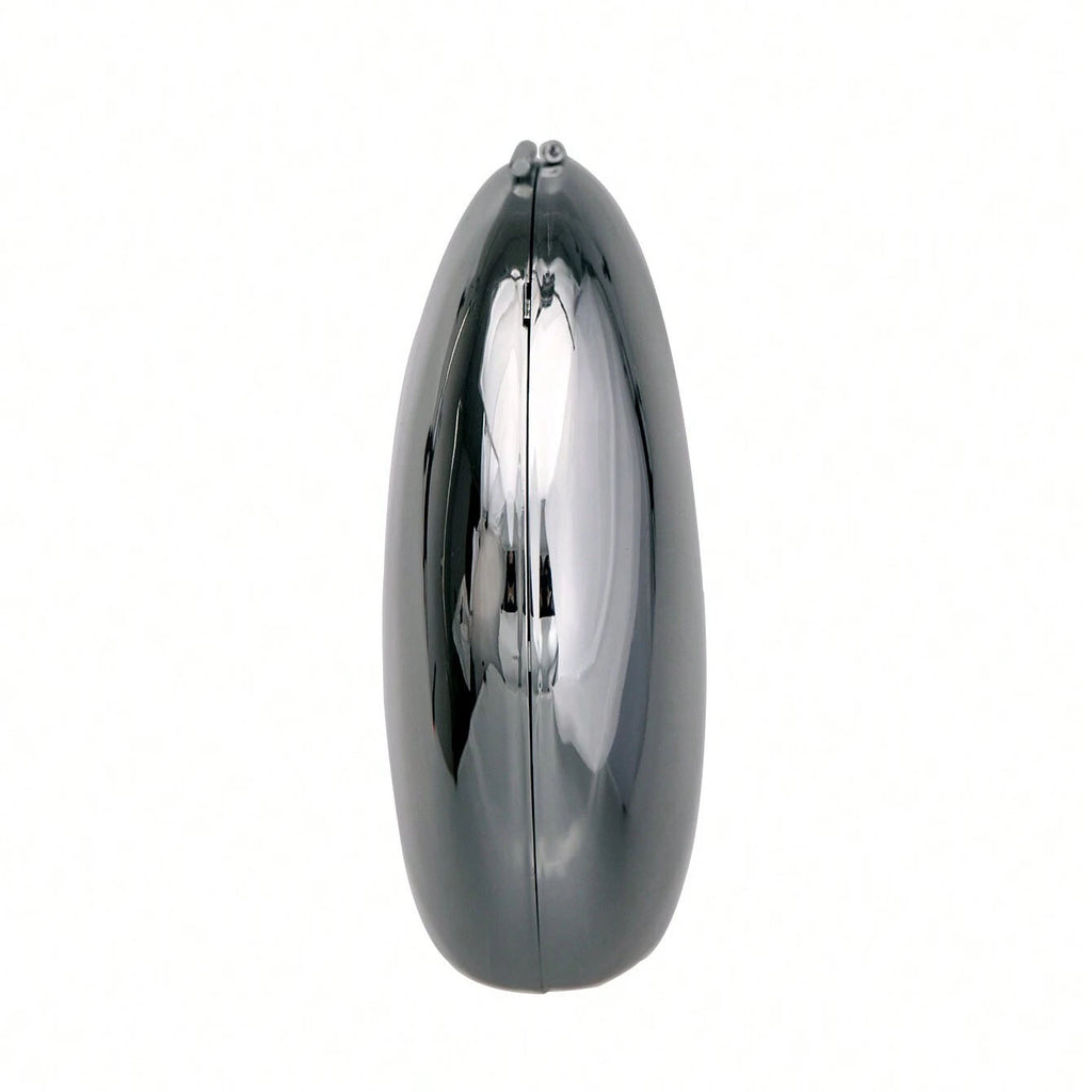 Shell Shape Mirrored Design Clutch Bag Gold Silver Women Evening Party Bag Cute Shiny Metal Shoulder Crossbody Bags Small Purse