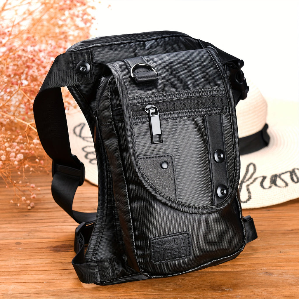 Waterproof Oxford Drop Leg Bag, Messenger Shoulder Bags, Riding Hip Bum Waist Pack For Travel, Hiking, Cycling Bum Bag Fanny Pack