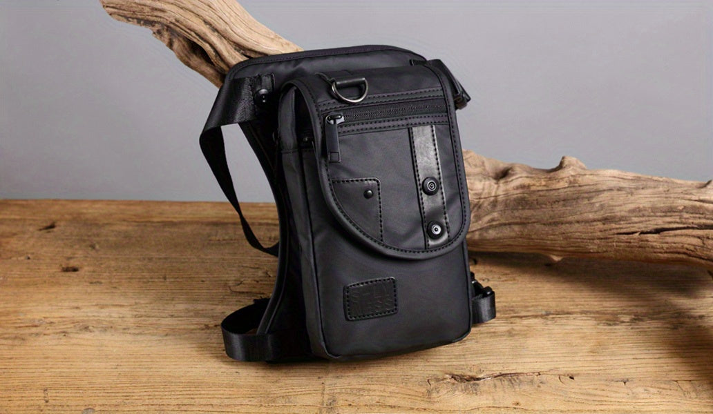 Waterproof Oxford Drop Leg Bag, Messenger Shoulder Bags, Riding Hip Bum Waist Pack For Travel, Hiking, Cycling Bum Bag Fanny Pack