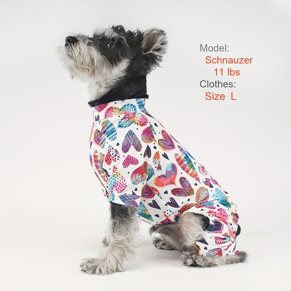 Cute Pet Pajamas for Small and Medium Dogs and Cats - Soft and Comfortable Jumpsuit for Your Furry Friend