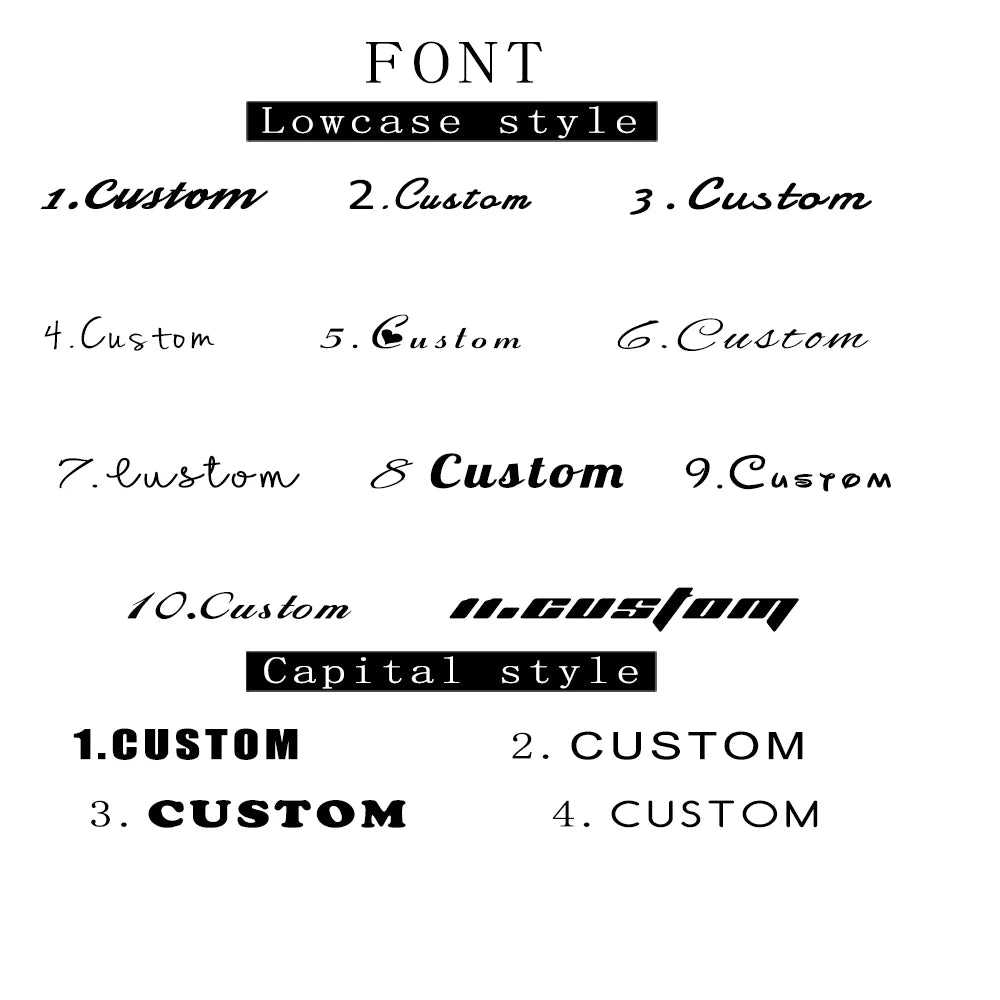 QIUHAN OEM Love Heart Personalized Jewelry for Women Custom Initial Name Necklace