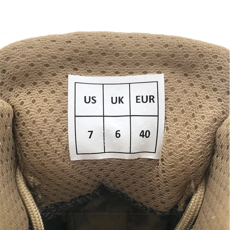 Spring and Summer Outdoor Puncture-resistant Hiking Tactical Boots for Men