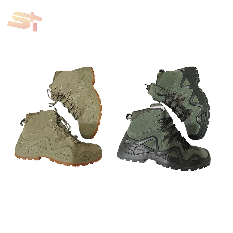 Spring and Summer Outdoor Puncture-resistant Hiking Tactical Boots for Men