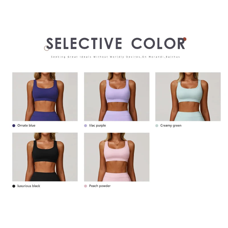 Hearuisavy Running Shockproof Workout Bra High Impact Sports Top Quick-Drying Gym Top Women Fitness Crop Top Yoga Clothing