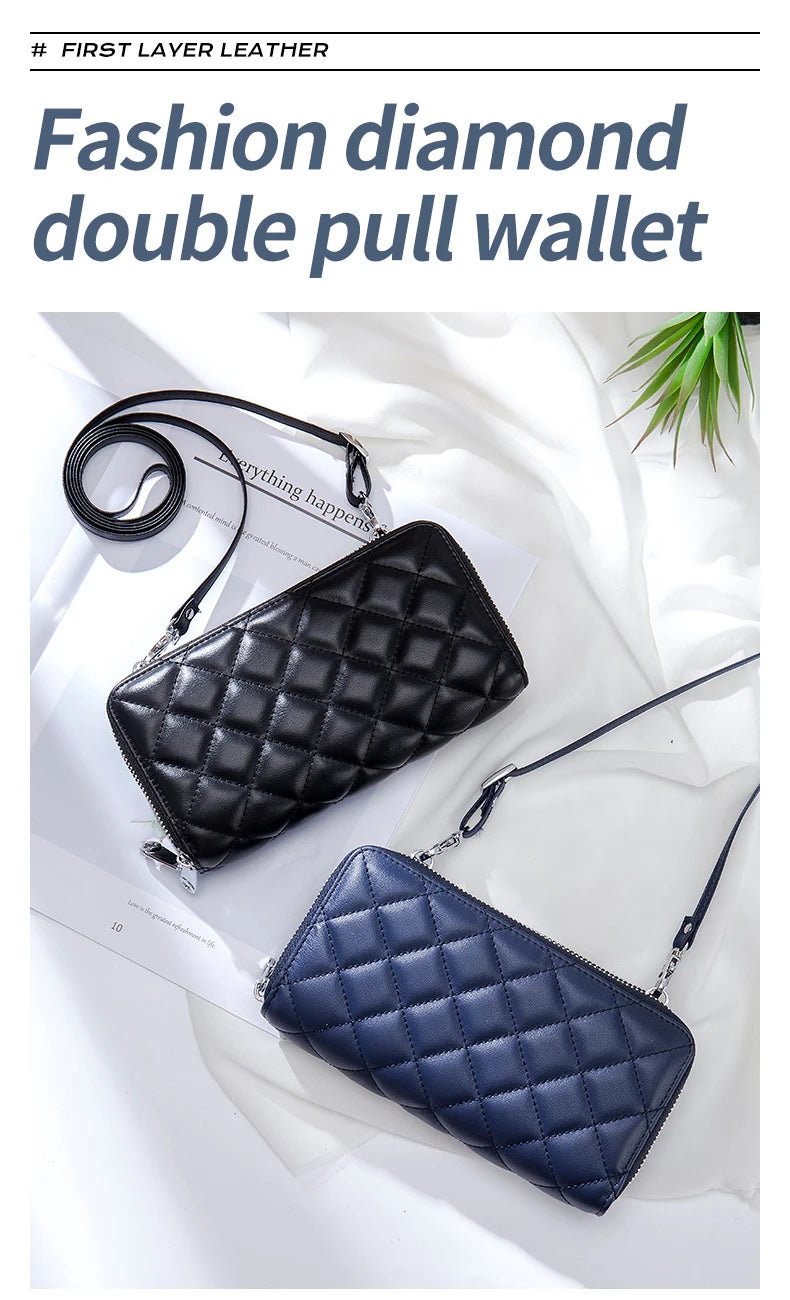 New Fashion Crossbody Bag Shoulder Bag For Women Cellphone Bags Card Holder Wallet Purse Organizer Handbag Zipper Bag