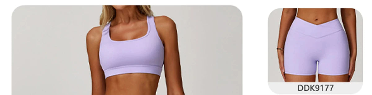 Hearuisavy Running Shockproof Workout Bra High Impact Sports Top Quick-Drying Gym Top Women Fitness Crop Top Yoga Clothing