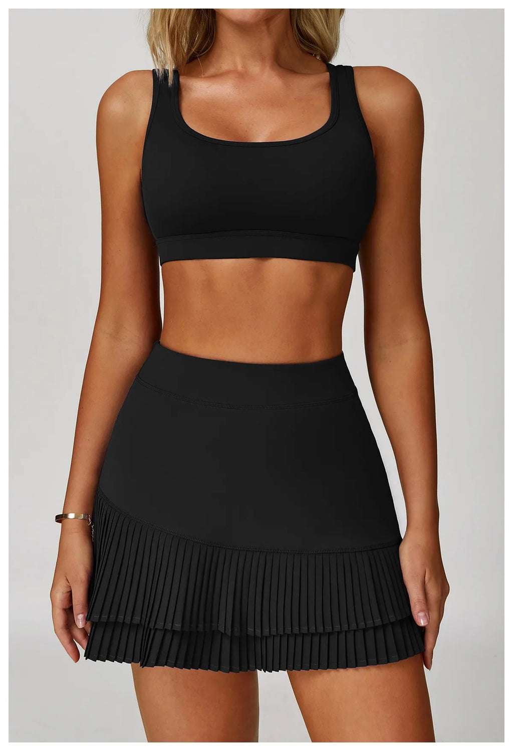 Hearuisavy Running Shockproof Workout Bra High Impact Sports Top Quick-Drying Gym Top Women Fitness Crop Top Yoga Clothing