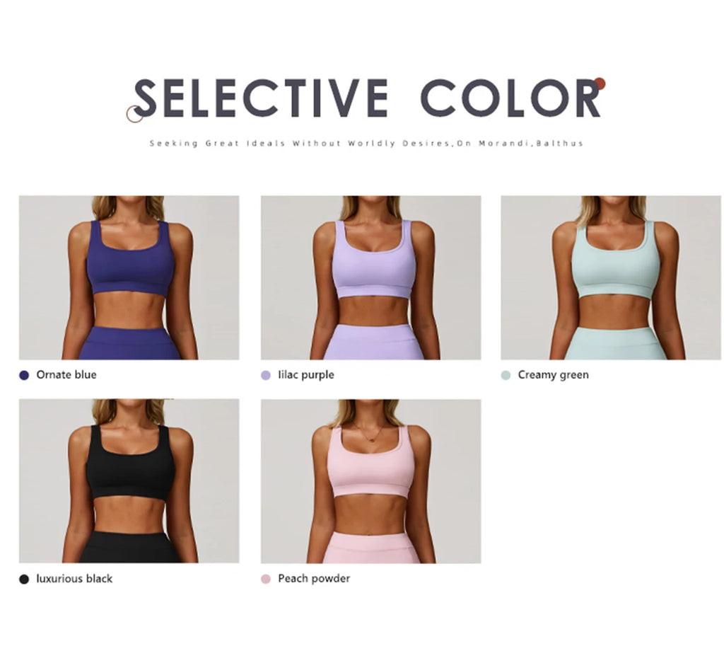 Hearuisavy Running Shockproof Workout Bra High Impact Sports Top Quick-Drying Gym Top Women Fitness Crop Top Yoga Clothing