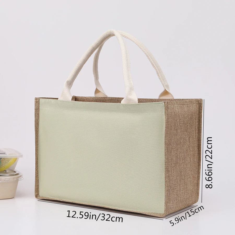 Simple solid color zipper shopping bag  reusable   travel tote bag