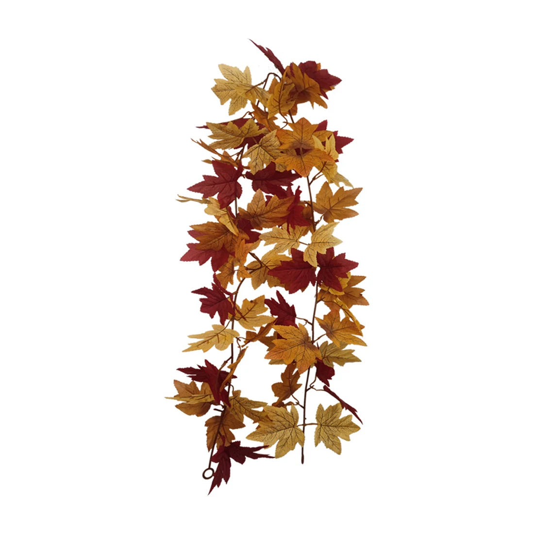 Halloween Thanksgiving Pink Decorations Artificial Fall Maple Leaves Garland Autumn Hanging Pink Pumpkins Flowers Berries Rattan