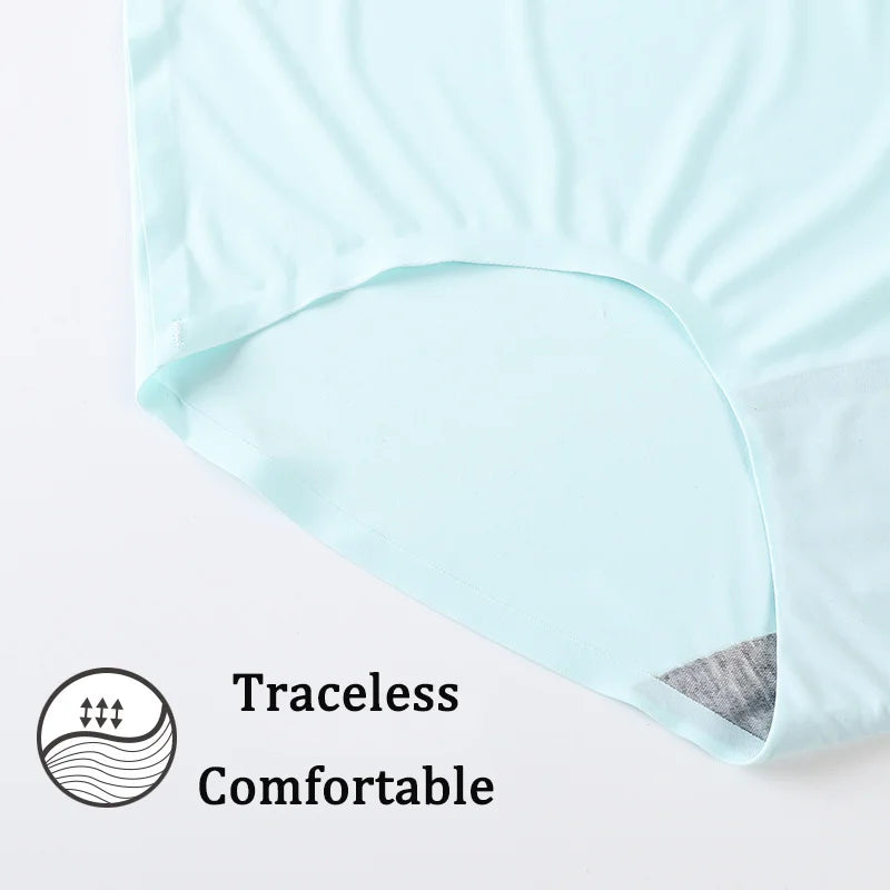 10Pcs Women's Underwear Cool Breathable Underwear Comfortable Antibacterial Underwear Women Multi Color Seamless Fashionable