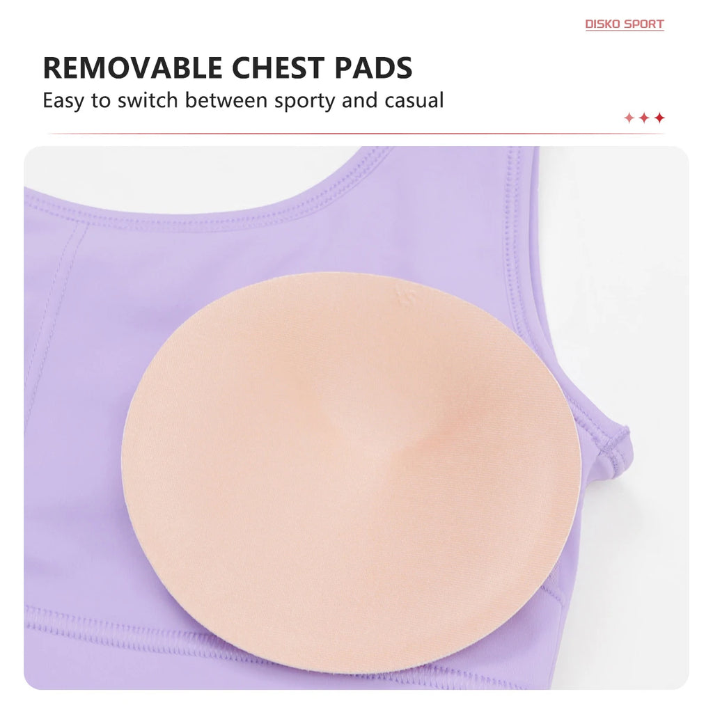 Hearuisavy Running Shockproof Workout Bra High Impact Sports Top Quick-Drying Gym Top Women Fitness Crop Top Yoga Clothing