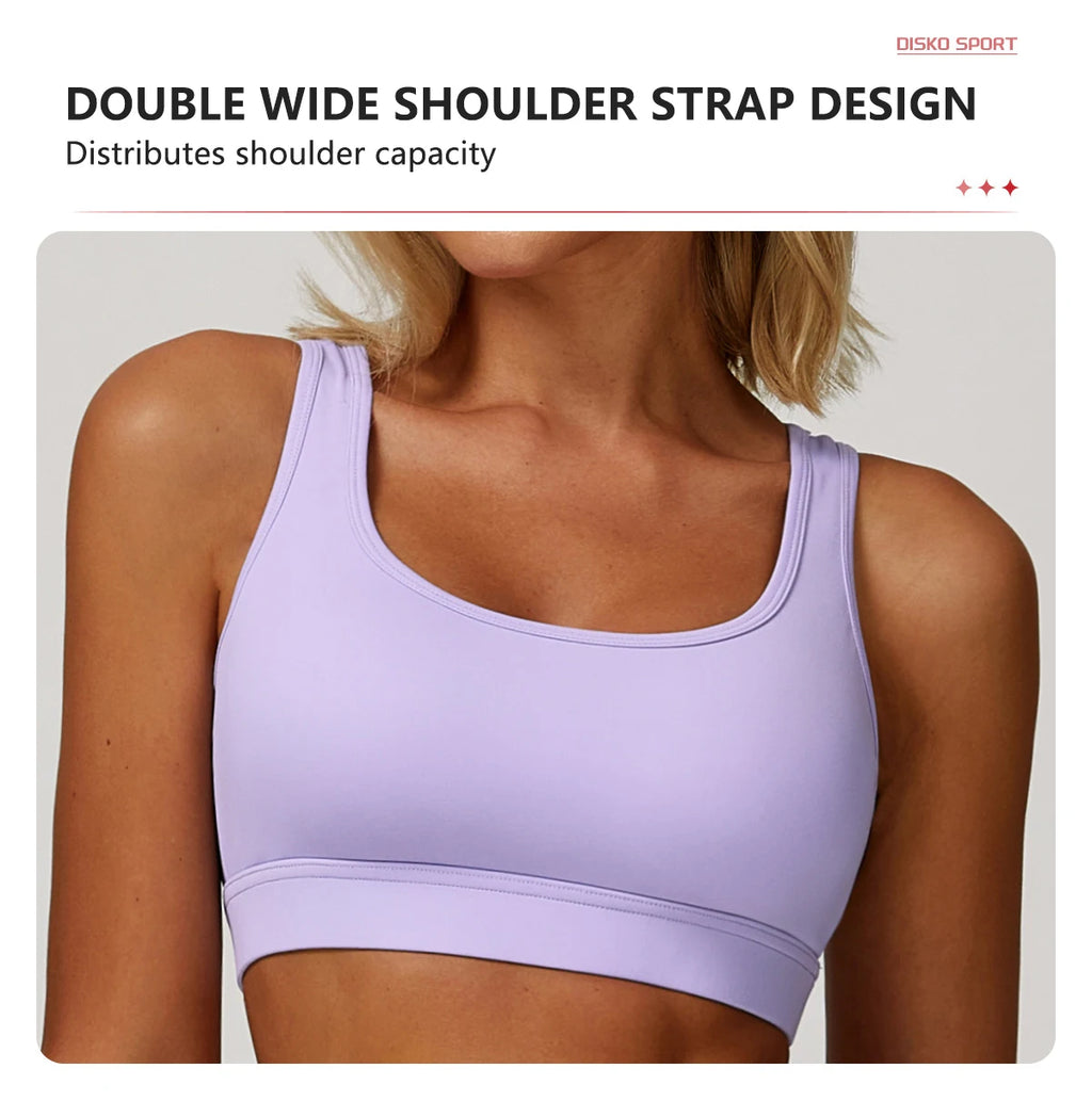 Hearuisavy Running Shockproof Workout Bra High Impact Sports Top Quick-Drying Gym Top Women Fitness Crop Top Yoga Clothing