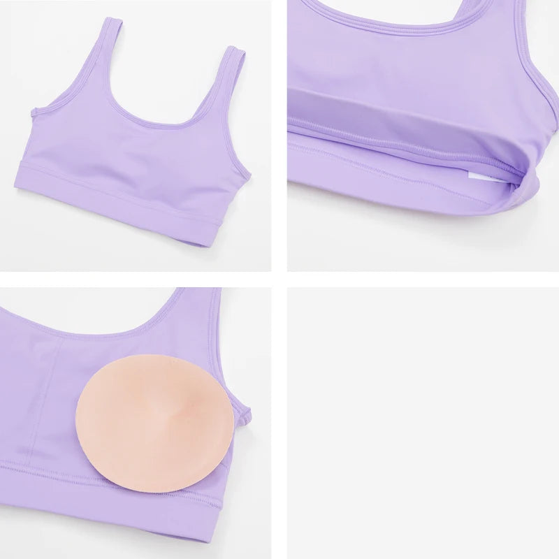 Hearuisavy Running Shockproof Workout Bra High Impact Sports Top Quick-Drying Gym Top Women Fitness Crop Top Yoga Clothing