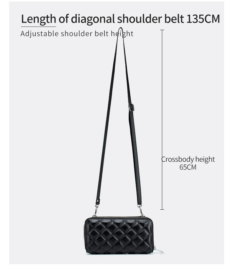 New Fashion Crossbody Bag Shoulder Bag For Women Cellphone Bags Card Holder Wallet Purse Organizer Handbag Zipper Bag