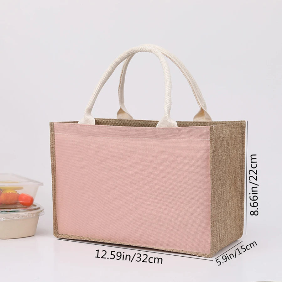 Simple solid color zipper shopping bag  reusable   travel tote bag