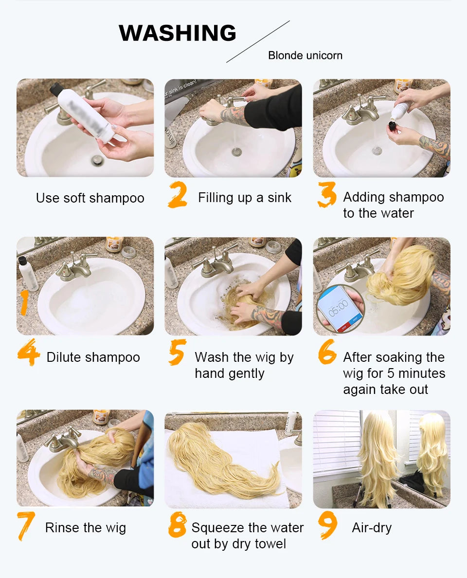 Light Blonde Short Bob Synthetic Wigs with Bangs Shoulder Length Water Wave Women Hair Wigs for Cosplay Lolita Daily Natural Wig