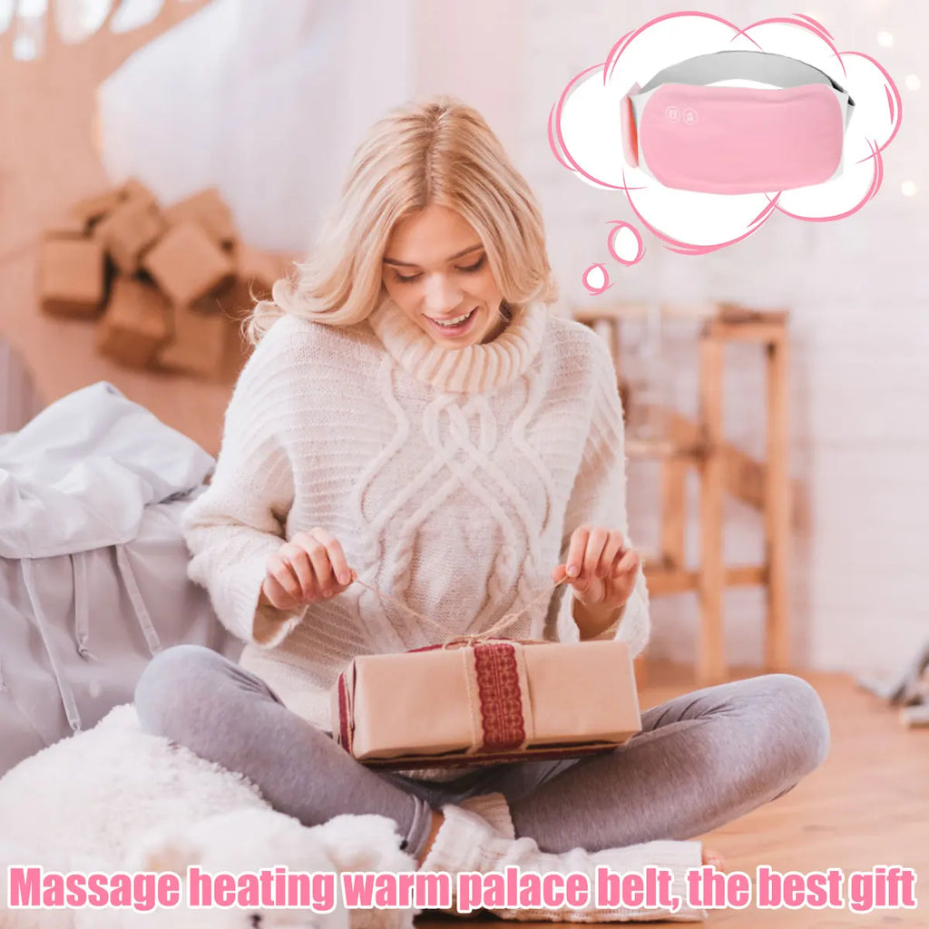 Portable Cordless Heating Pad for Menstrual Cramps Pain Relief Heating Pad for Period Cramps Heating Abdomen Warmer Xmas Gifts