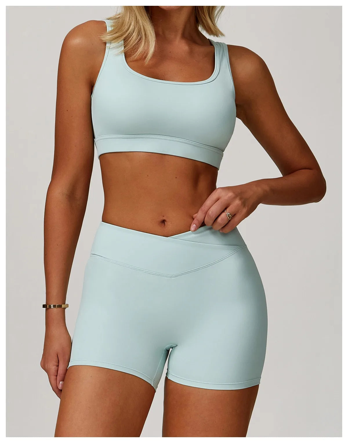 Hearuisavy Running Shockproof Workout Bra High Impact Sports Top Quick-Drying Gym Top Women Fitness Crop Top Yoga Clothing