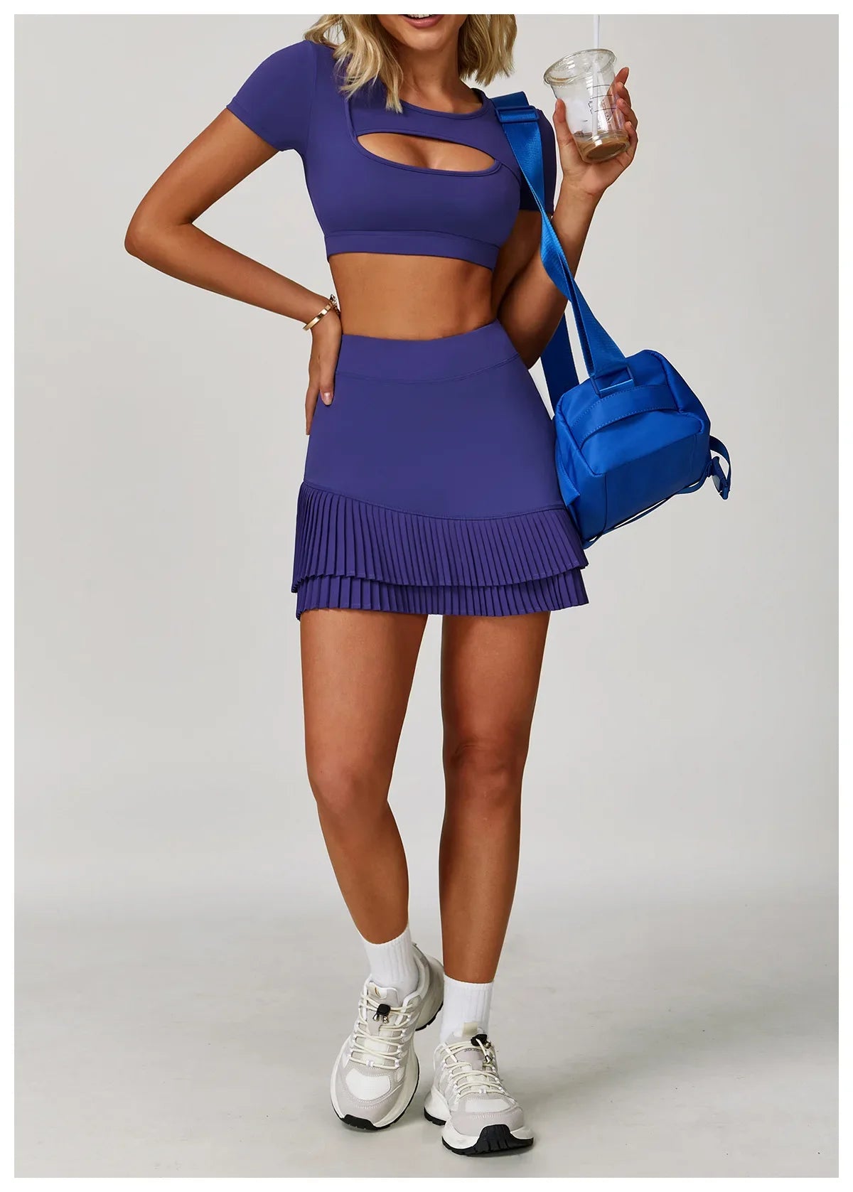 Women's Tight Fitting Sports T-shirt Quick Dry Short Sleeve Gym Tops Hollow Out Yoga T-shirt Running Exercise Fitness Sports Bra