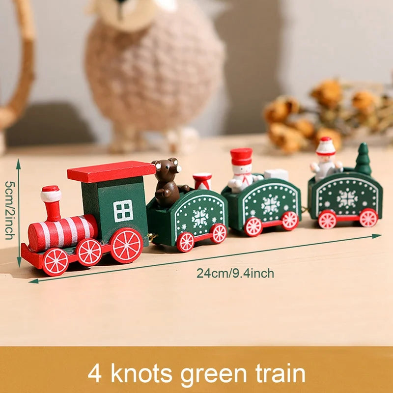 Christmas Train Merry Christmas Decorations For Home 2025 Cristmas Ornament Xmas Navidad Noel Gifts Happy New Year 2026 Gifts