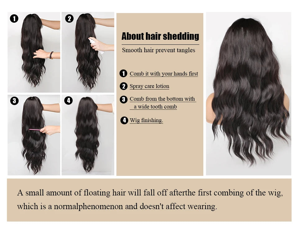 EASIHAIR Synthetic Layered Wig Ombre Gray Blonde Long Straight Women Hair Wigs with Bangs for Cosplay Party Daily Heat Resistant