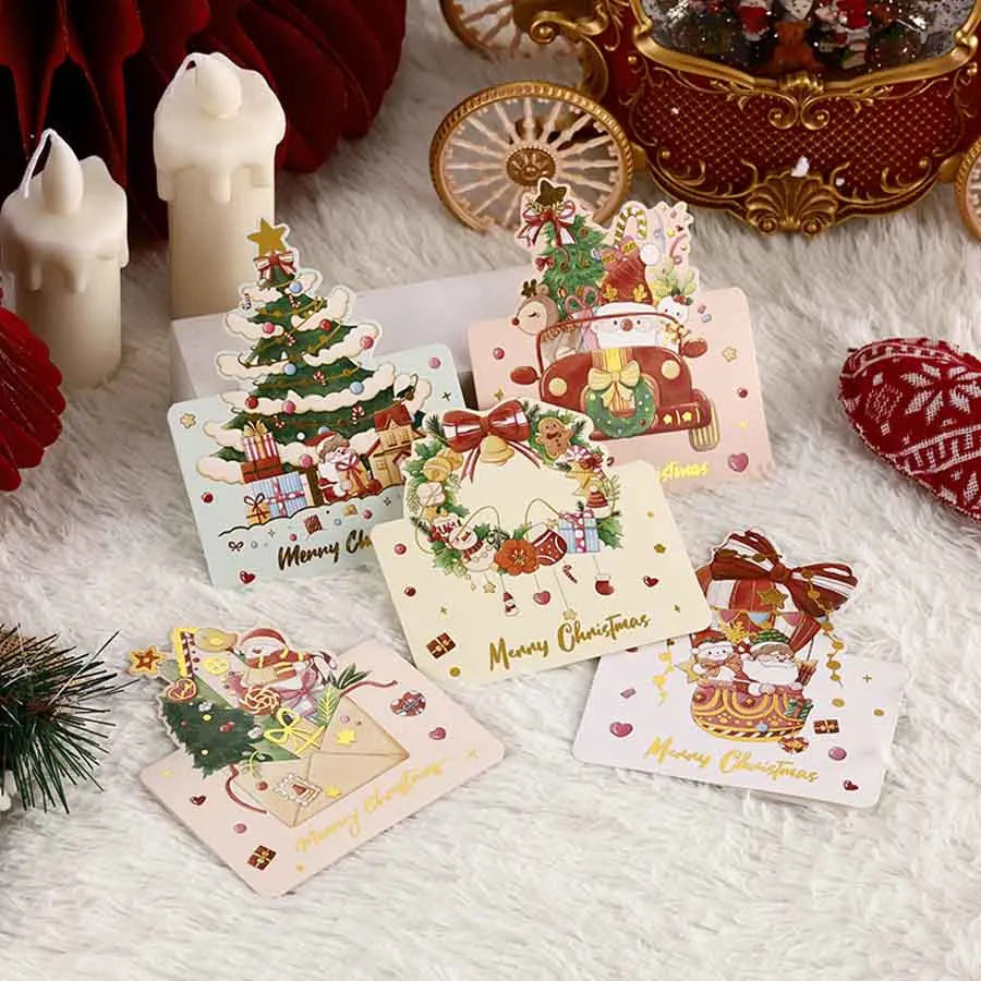 Christmas Card, Set of 30 Holiday Greeting Cards for Business Gifts, Customer Appreciation, and Family Festive Wishesf