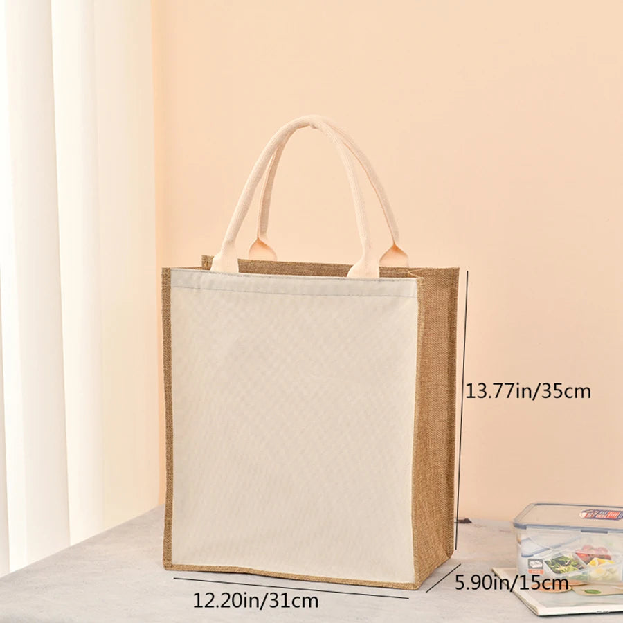 Simple solid color zipper shopping bag  reusable   travel tote bag
