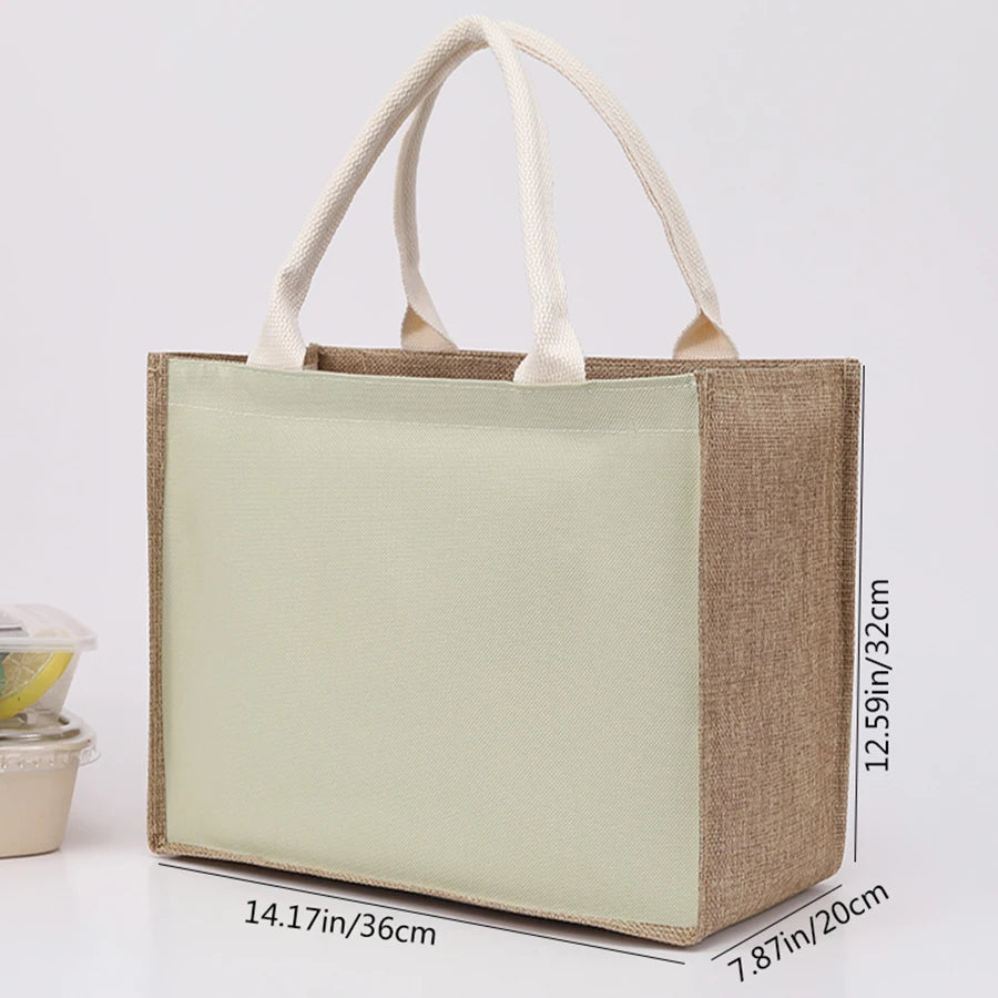Simple solid color zipper shopping bag  reusable   travel tote bag