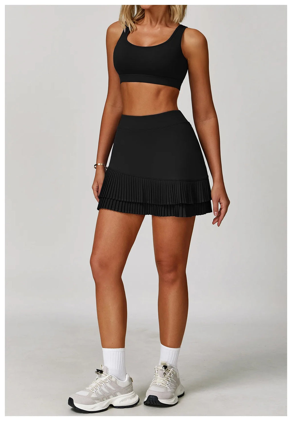 Hearuisavy Running Shockproof Workout Bra High Impact Sports Top Quick-Drying Gym Top Women Fitness Crop Top Yoga Clothing