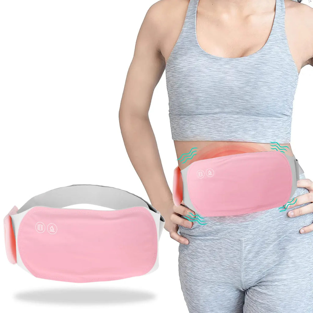 Portable Cordless Heating Pad for Menstrual Cramps Pain Relief Heating Pad for Period Cramps Heating Abdomen Warmer Xmas Gifts