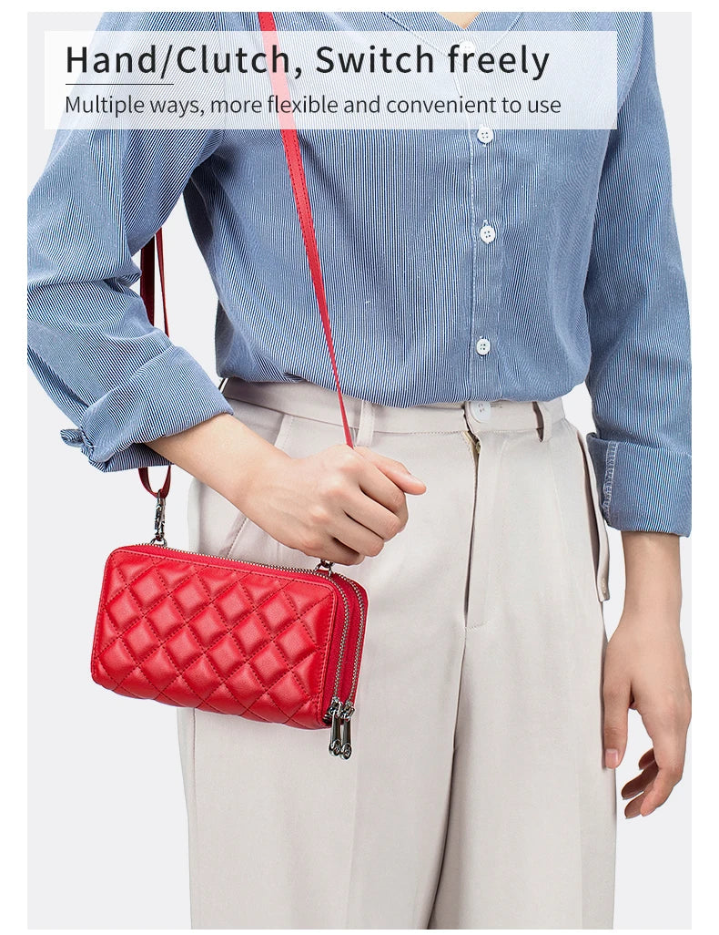 New Fashion Crossbody Bag Shoulder Bag For Women Cellphone Bags Card Holder Wallet Purse Organizer Handbag Zipper Bag