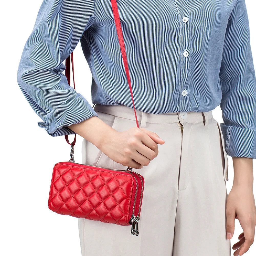 New Fashion Crossbody Bag Shoulder Bag For Women Cellphone Bags Card Holder Wallet Purse Organizer Handbag Zipper Bag