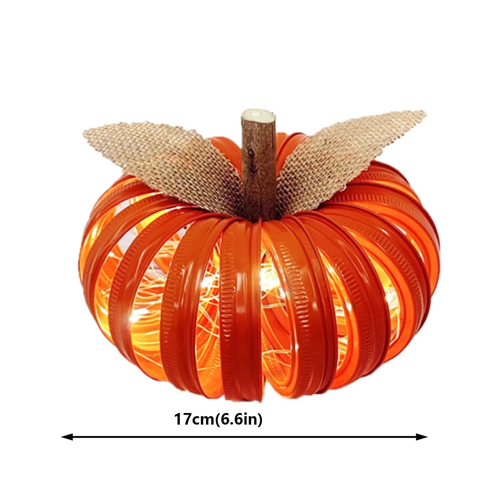 2025 Thanksgiving Halloween Decoration Ornaments Home Decoration With Light Strip Halloween Glowing Pumpkin LED Light Decor