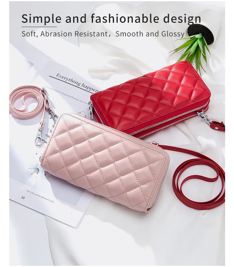 New Fashion Crossbody Bag Shoulder Bag For Women Cellphone Bags Card Holder Wallet Purse Organizer Handbag Zipper Bag