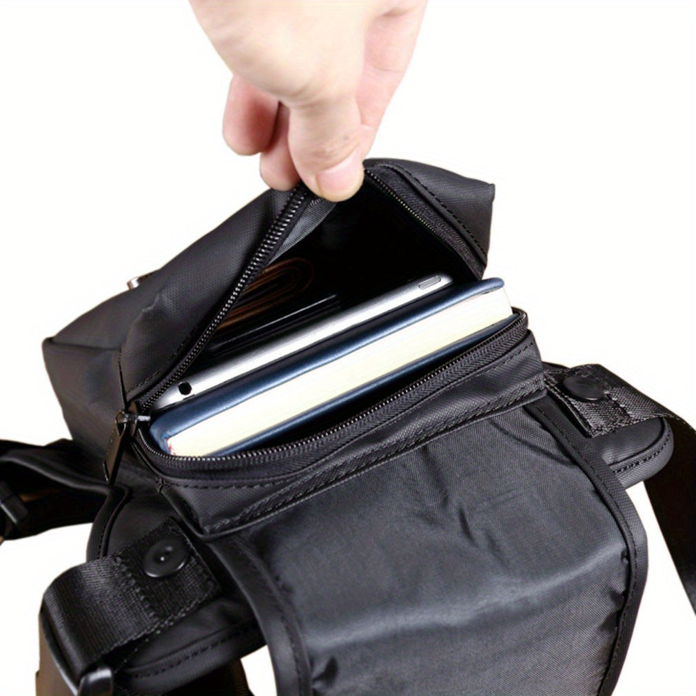 Waterproof Oxford Drop Leg Bag, Messenger Shoulder Bags, Riding Hip Bum Waist Pack For Travel, Hiking, Cycling Bum Bag Fanny Pack