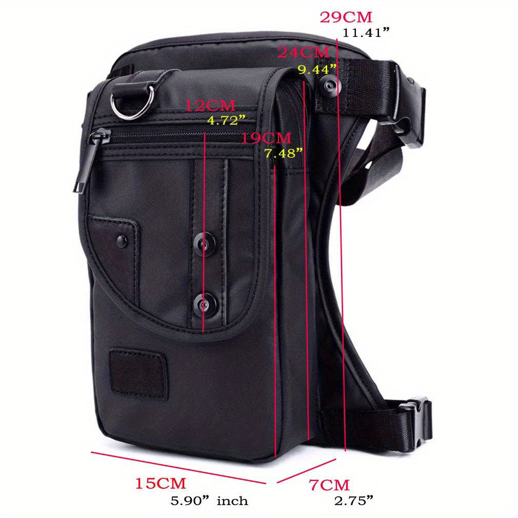 Waterproof Oxford Drop Leg Bag, Messenger Shoulder Bags, Riding Hip Bum Waist Pack For Travel, Hiking, Cycling Bum Bag Fanny Pack