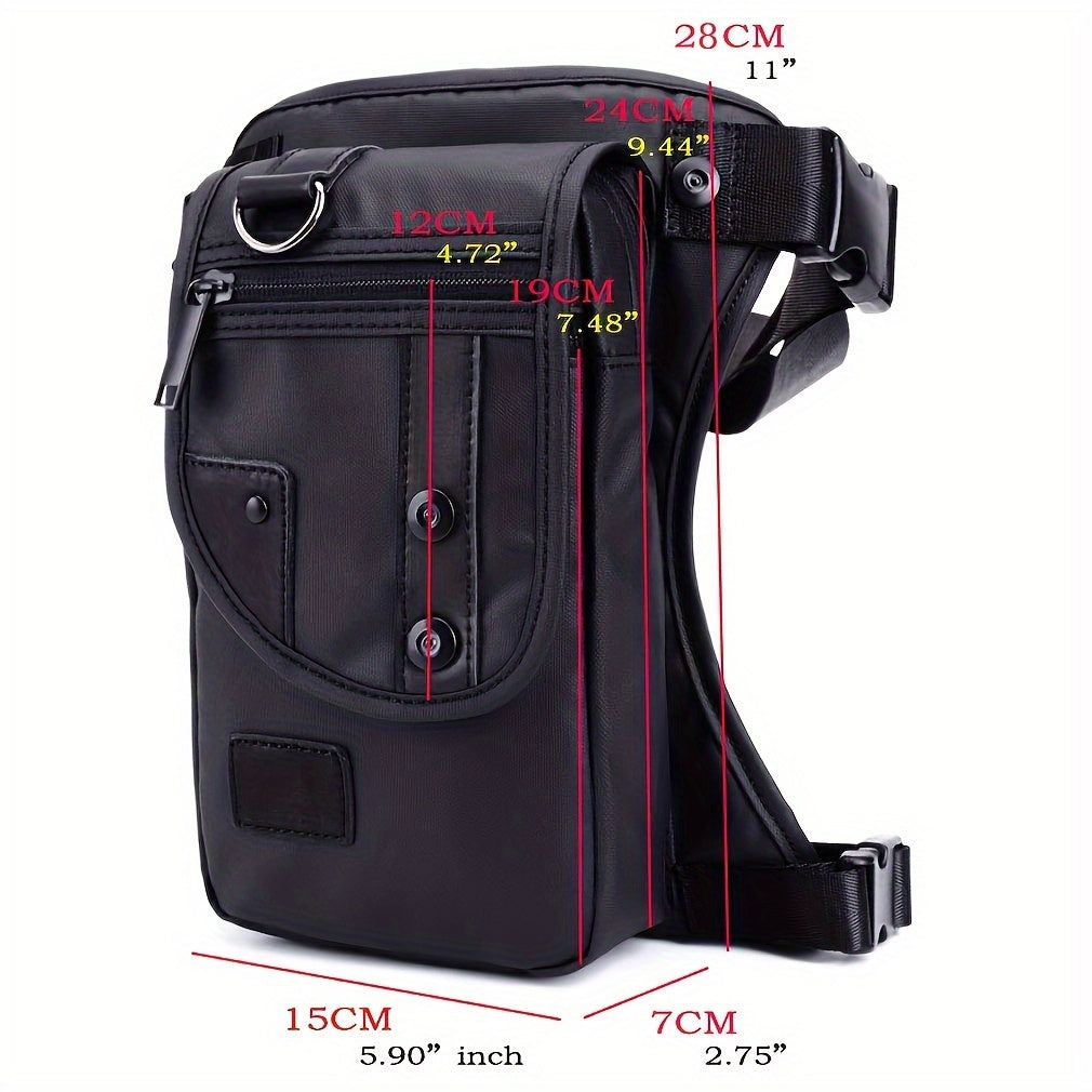 Waterproof Oxford Drop Leg Bag, Messenger Shoulder Bags, Riding Hip Bum Waist Pack For Travel, Hiking, Cycling Bum Bag Fanny Pack