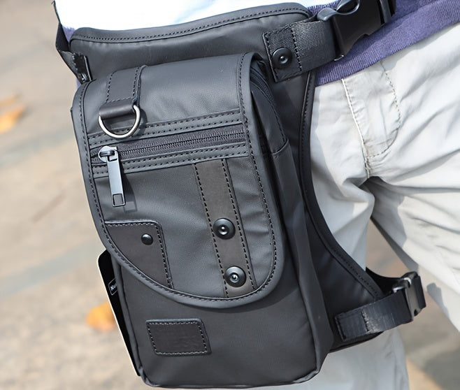 Waterproof Oxford Drop Leg Bag, Messenger Shoulder Bags, Riding Hip Bum Waist Pack For Travel, Hiking, Cycling Bum Bag Fanny Pack