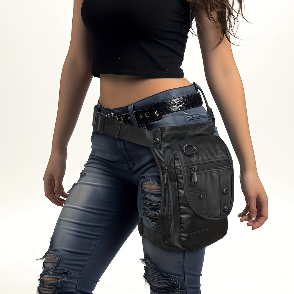 Waterproof Oxford Drop Leg Bag, Messenger Shoulder Bags, Riding Hip Bum Waist Pack For Travel, Hiking, Cycling Bum Bag Fanny Pack