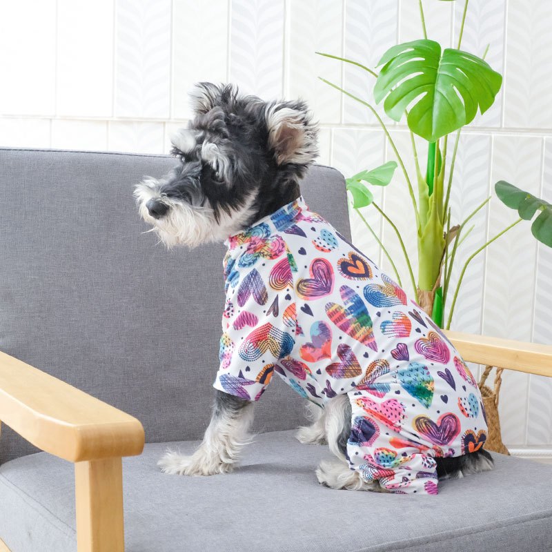 Cute Pet Pajamas for Small and Medium Dogs and Cats - Soft and Comfortable Jumpsuit for Your Furry Friend